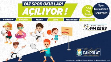 HALİLİYE BELEDİYESİ YAZ SPOR OKULLARI AÇILİYOR