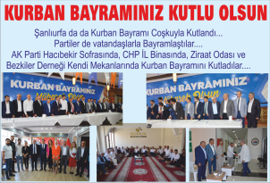 KURBAN BAYRAMINIZ MÜBAREK OLSUN…