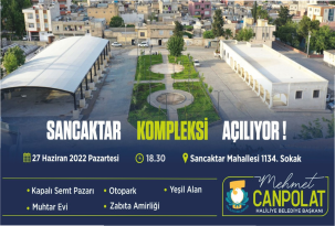 HALİLİYE BELEDİYESİ SANCAKTAR KOMPLEKSİ AÇILDI