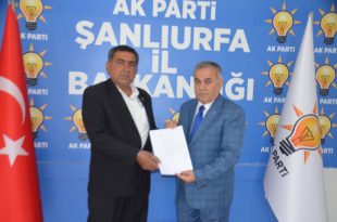 RECEP ARSLANTAŞ AK PARTİ ŞANLIURFA MİLLETVEKİLİ ADAY ADAYI