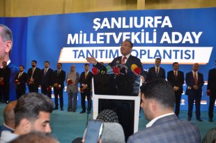 AK PARTİ ŞANLIURFA 28. DÖNEM MİLLETVEKİLİ ADAY TANITIMI YAPILDI.